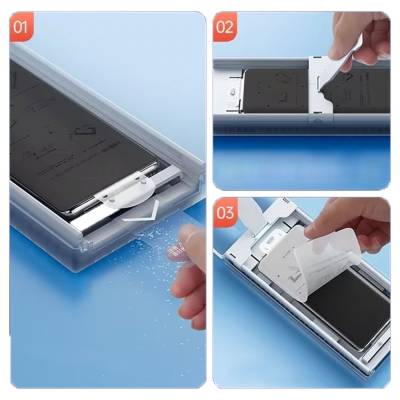 Galaxy S22 Ultra Zore Privacy Easy Body Ghost Screen Protector with Easy Application Attachment - 9