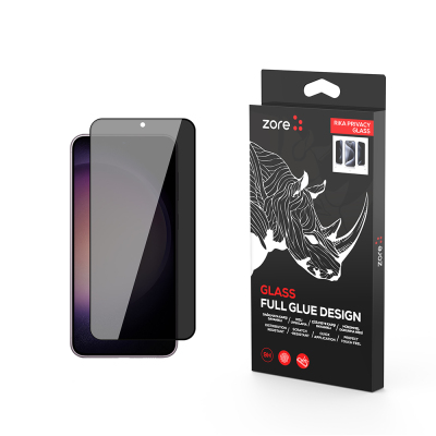 Galaxy S22 Zore Rika Premium Privacy Tempered Glass Screen Protector - Zore
