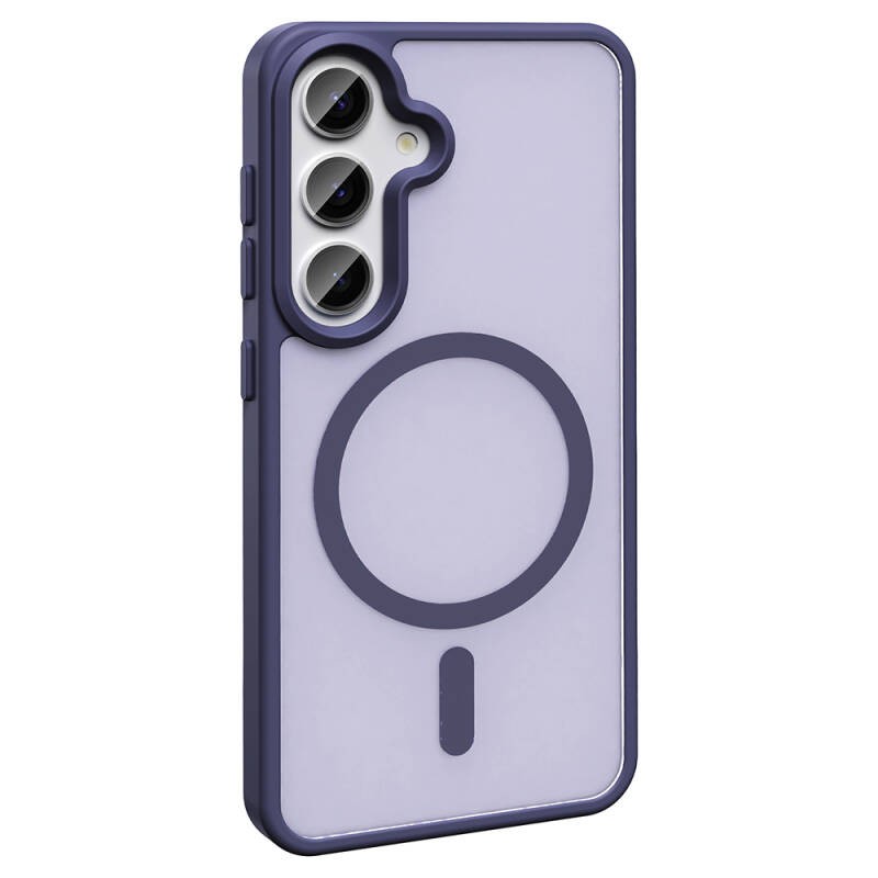 Galaxy S23 FE Case Magsafe Charging Featured Matte Back Surface Zore Sio Cover - 13