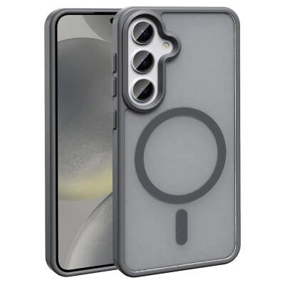 Galaxy S23 FE Case Magsafe Charging Featured Matte Back Surface Zore Sio Cover - 15
