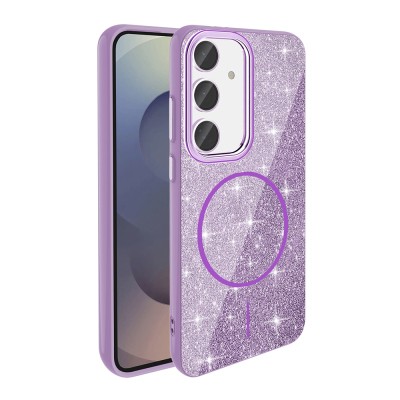 Galaxy S23 FE Case Magsafe Charging Shining Sety Zore Okso Cover - 14