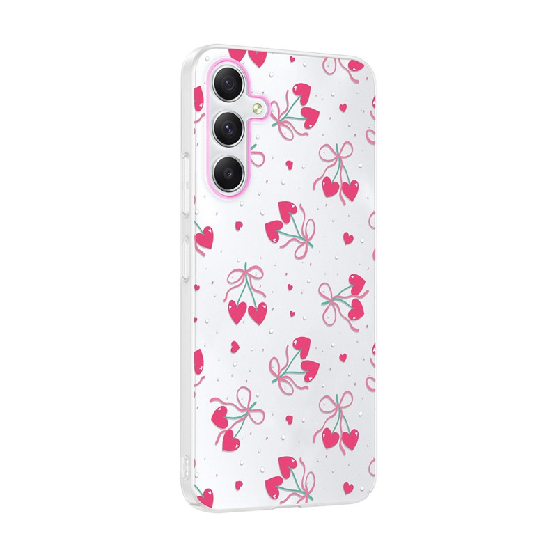 Galaxy S23 FE Case with Camera Protector, Patterned Zore Clip Cover - 6