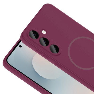 Galaxy S23 FE Kılıf M-safe Şarj Özellikli Zore Meta Kapak - 20