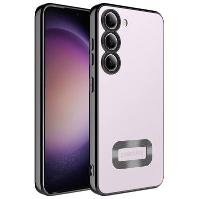 Galaxy S23 Kılıf Kamera Korumalı Logo Gösteren Zore Omega Kapak - Zore