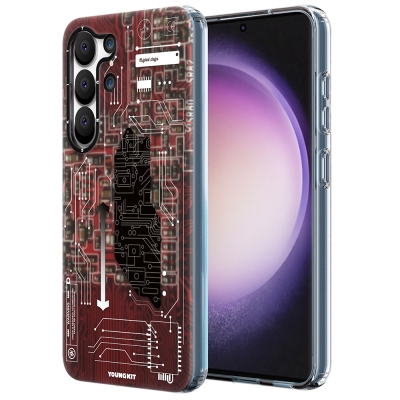 Galaxy S23 Kılıf YoungKit Technology Serisi Kapak - Youngkit