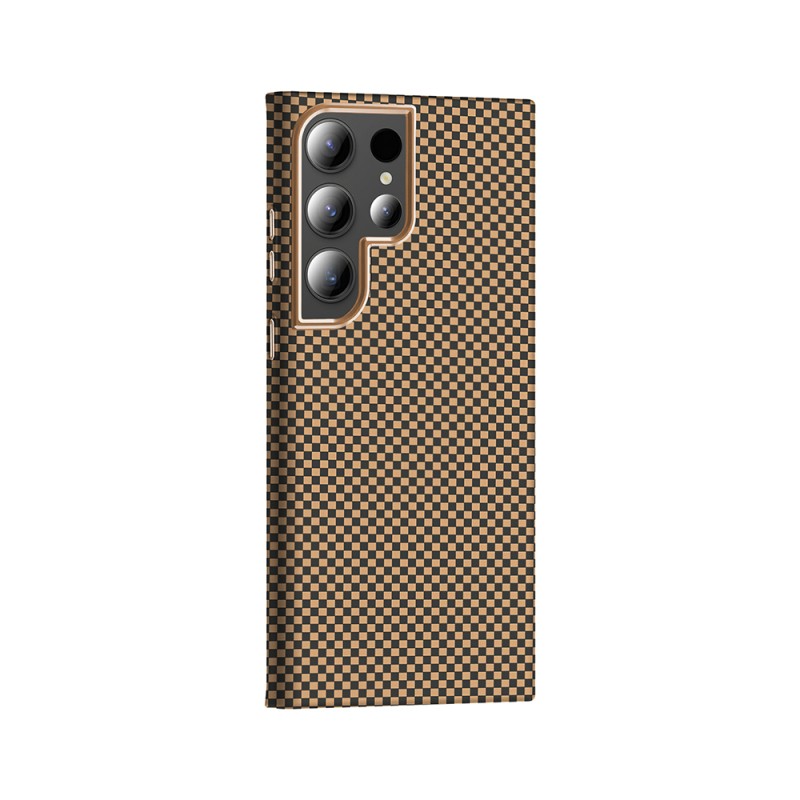 Galaxy S23 Ultra Case M-safe Charging Feature Carbon Fiber Look Zore Gros Cover - 18