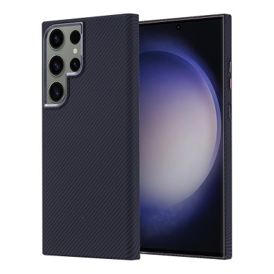 Galaxy S23 Ultra Case Magsafe Charging Feature Carbon Fiber Look Zore Nekst Cover - 4