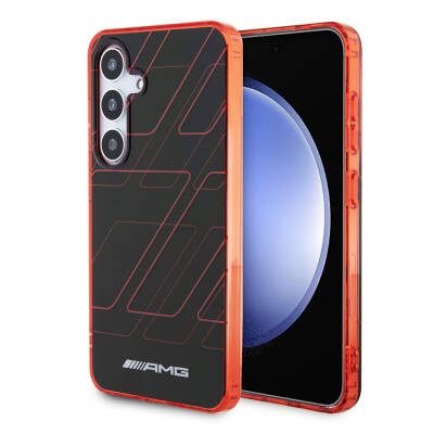 Galaxy S24 Case AMG Original Licensed Double Layer Square Pattern Cover - AMG