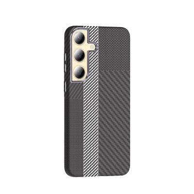 Galaxy S24 Case M-safe Charging Feature Carbon Fiber Look Zore Gros Cover - 6