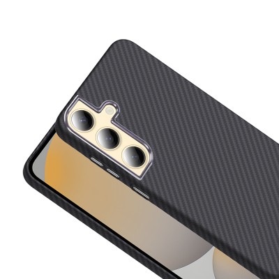 Galaxy S24 Case M-safe Charging Feature Carbon Fiber Look Zore Gros Cover - 13