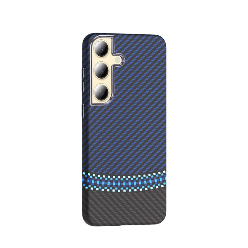 Galaxy S24 Case M-safe Charging Feature Carbon Fiber Look Zore Gros Cover - 14