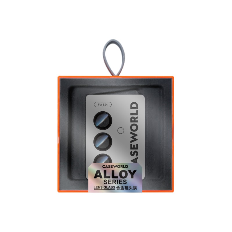 Galaxy S24 CaseWorld Alloy Series Oleophobic Anti-Reflective Camera Lens Protector - 7