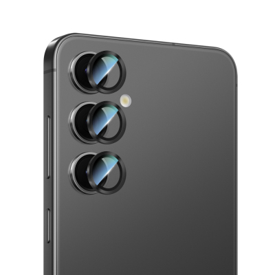 Galaxy S24 CaseWorld Alloy Serisi Oleofobik Anti Reflective Kamera Lens Koruyucu - CaseWorld