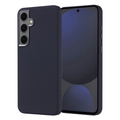 Galaxy S24 FE Case Magsafe Charging Feature Carbon Fiber Look Zore Nekst Cover - 2