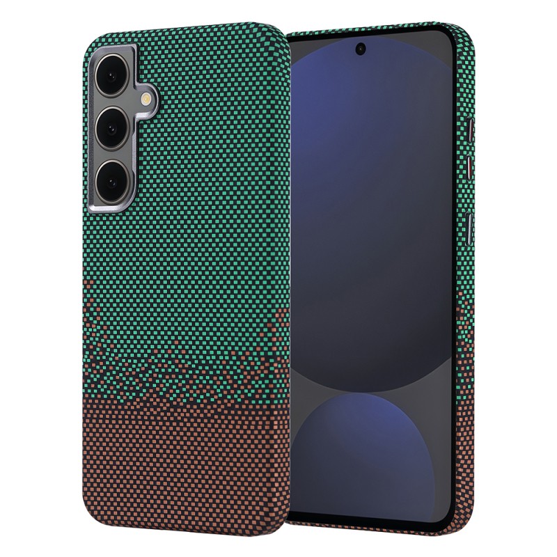 Galaxy S24 FE Case Magsafe Charging Feature Carbon Fiber Look Zore Nekst Cover - 5