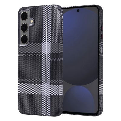 Galaxy S24 FE Case Magsafe Charging Feature Carbon Fiber Look Zore Nekst Cover - 3