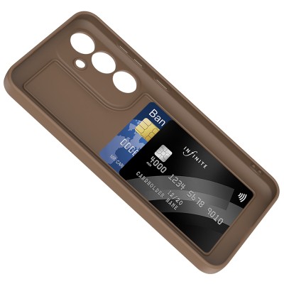 Galaxy S24 FE Kılıf Kamera Korumalı Kartlık Hazneli Zore Vitra Kapak - 13