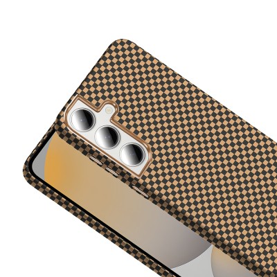Galaxy S24 FE Kılıf M-safe Şarj Özellikli Karbon Fiber Görünümlü Zore Gros Kapak - 9