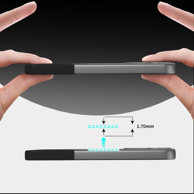 Galaxy S24 FE Kılıf M-Safe Şarj Özellikli Mıknatıslı Zore Duble Kapak - 5