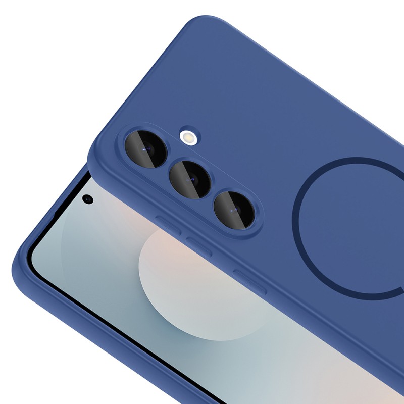 Galaxy S24 FE Kılıf M-safe Şarj Özellikli Zore Meta Kapak - 16