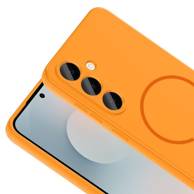 Galaxy S24 FE Kılıf M-safe Şarj Özellikli Zore Meta Kapak - 18
