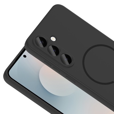 Galaxy S24 FE Kılıf M-safe Şarj Özellikli Zore Meta Kapak - 22