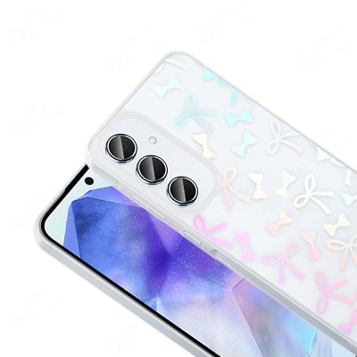 Galaxy S24 FE Kılıf Şeffaf Figürlü Zore Folk Sert Kapak - 12