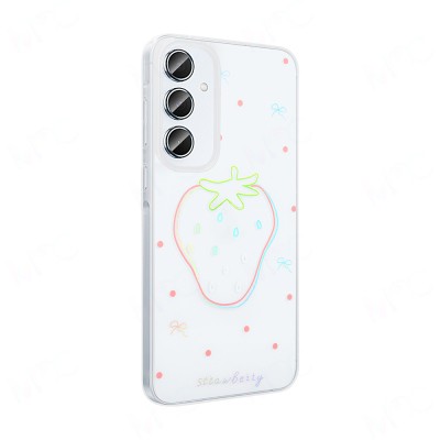 Galaxy S24 FE Kılıf Şeffaf Figürlü Zore Folk Sert Kapak - 8