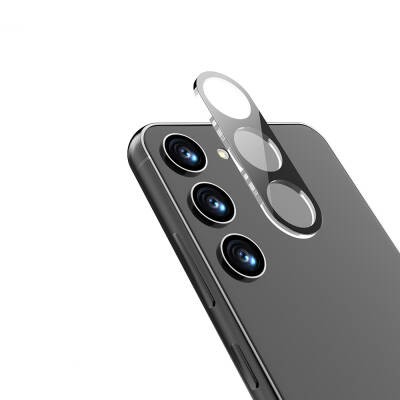 Galaxy S24 FE Zore 3D Kamera Camı Siyah