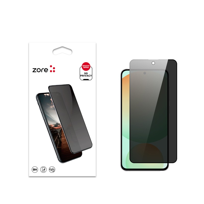 Galaxy S24 FE Zore New 5D Privacy Temperli Ekran Koruyucu - 2