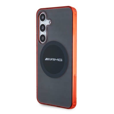 Galaxy S24 Kılıf AMG Orjinal Lisanslı M-safe Şarj Özellikli Transparan Timeless Kapak - 2