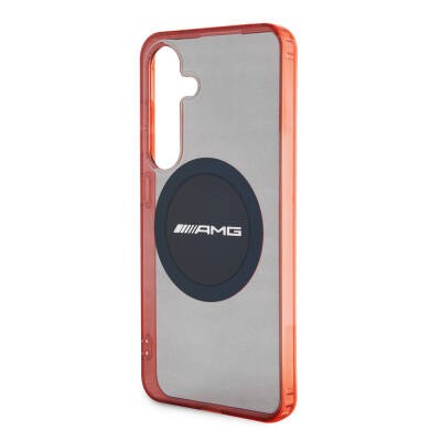 Galaxy S24 Kılıf AMG Orjinal Lisanslı M-safe Şarj Özellikli Transparan Timeless Kapak - 5