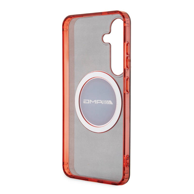 Galaxy S24 Kılıf AMG Orjinal Lisanslı M-safe Şarj Özellikli Transparan Timeless Kapak - 6
