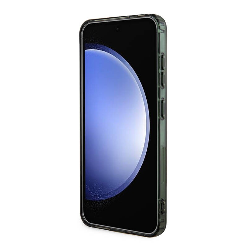 Galaxy S24 Kılıf Lacoste Orjinal Lisanslı M-safe Şarj Özellikli Çift Katmanlı Timsah Logolu Blend Monogram Kapak - 12