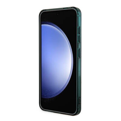 Galaxy S24 Kılıf Lacoste Orjinal Lisanslı M-safe Şarj Özellikli Çift Katmanlı Timsah Logolu Blend Monogram Kapak - 20