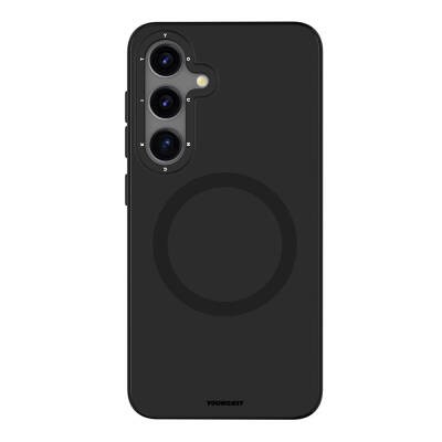 Galaxy S24 Kılıf M-safe Şarj Özellikli Çizilmeye Ve Aşınmaya Dayanıklı Youngkit Velvet Serisi Kapak - 2