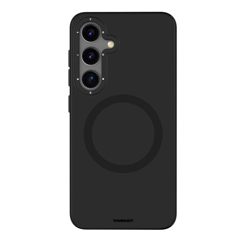 Galaxy S24 Kılıf M-safe Şarj Özellikli Çizilmeye Ve Aşınmaya Dayanıklı Youngkit Velvet Serisi Kapak - 2