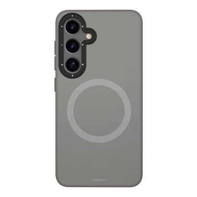 Galaxy S24 Kılıf M-safe Şarj Özellikli Çizilmeye Ve Aşınmaya Dayanıklı Youngkit Velvet Serisi Kapak - 5