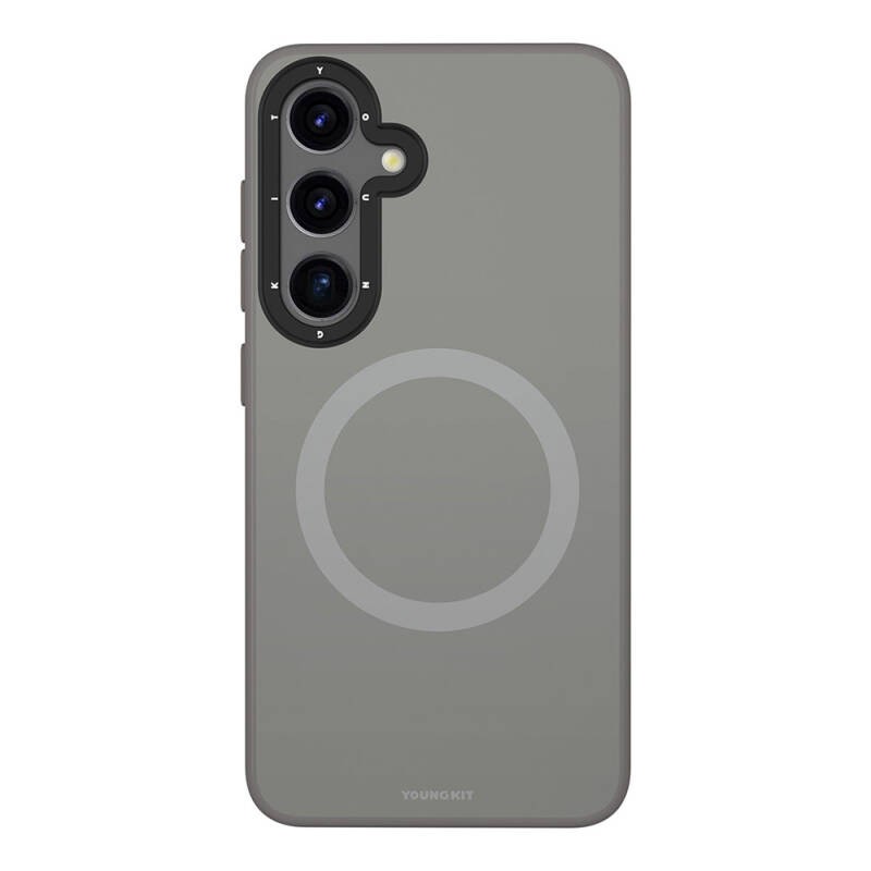 Galaxy S24 Kılıf M-safe Şarj Özellikli Çizilmeye Ve Aşınmaya Dayanıklı Youngkit Velvet Serisi Kapak - 5