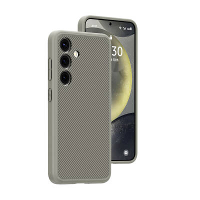 Galaxy S24 Kılıf M-safe Şarj Özellikli Karbon Fiber Görünümlü Zore T-Karbon Kapak - Zore