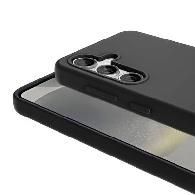 Galaxy S24 Kılıf M-safe Şarj Özellikli Sıvı Teknolojili Silinebilir Sert Zore Kivi Kapak - 7