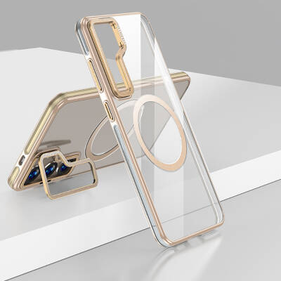 Galaxy S24 Kılıf M-safe Şarj Özellikli Wlons Standlı Efsane Kapak - Wlons