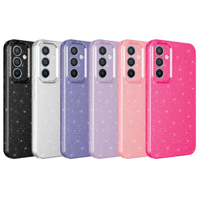 Galaxy S24 Plus Case Camera Protected Silvery Luxury Zore Koton Cover - 19