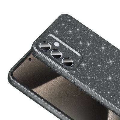 Galaxy S24 Plus Case Camera Protected Silvery Luxury Zore Koton Cover - 16