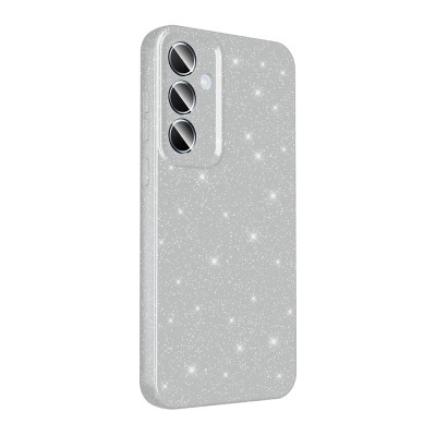 Galaxy S24 Plus Case Camera Protected Silvery Luxury Zore Koton Cover - 14