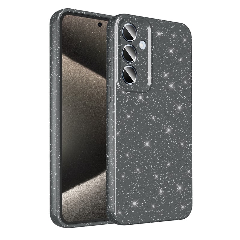 Galaxy S24 Plus Case Camera Protected Silvery Luxury Zore Koton Cover - 6