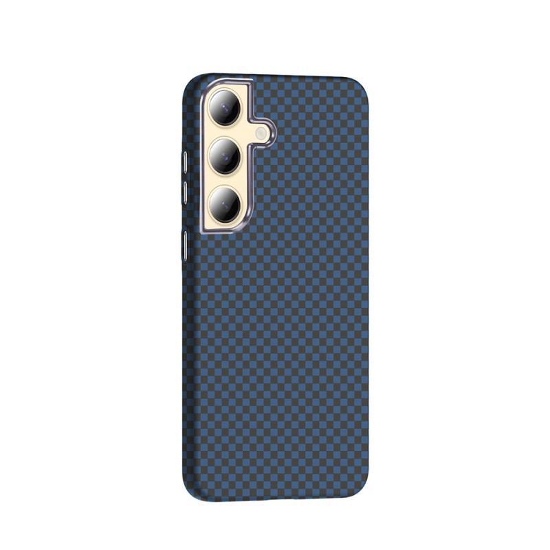 Galaxy S24 Plus Kılıf M-safe Şarj Özellikli Karbon Fiber Görünümlü Zore Gros Kapak - 8