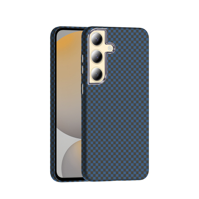 Galaxy S24 Plus Kılıf M-safe Şarj Özellikli Karbon Fiber Görünümlü Zore Gros Kapak - Zore