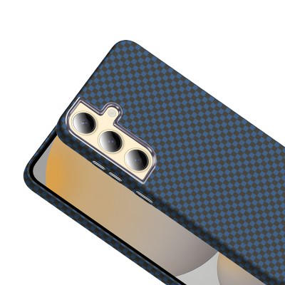 Galaxy S24 Plus Kılıf M-safe Şarj Özellikli Karbon Fiber Görünümlü Zore Gros Kapak - 9