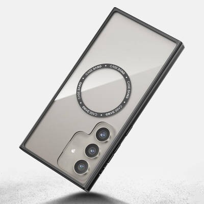 Galaxy S24 Plus Kılıf M-safe Şarj Özellikli Casebang Body Frame Kapak - 3